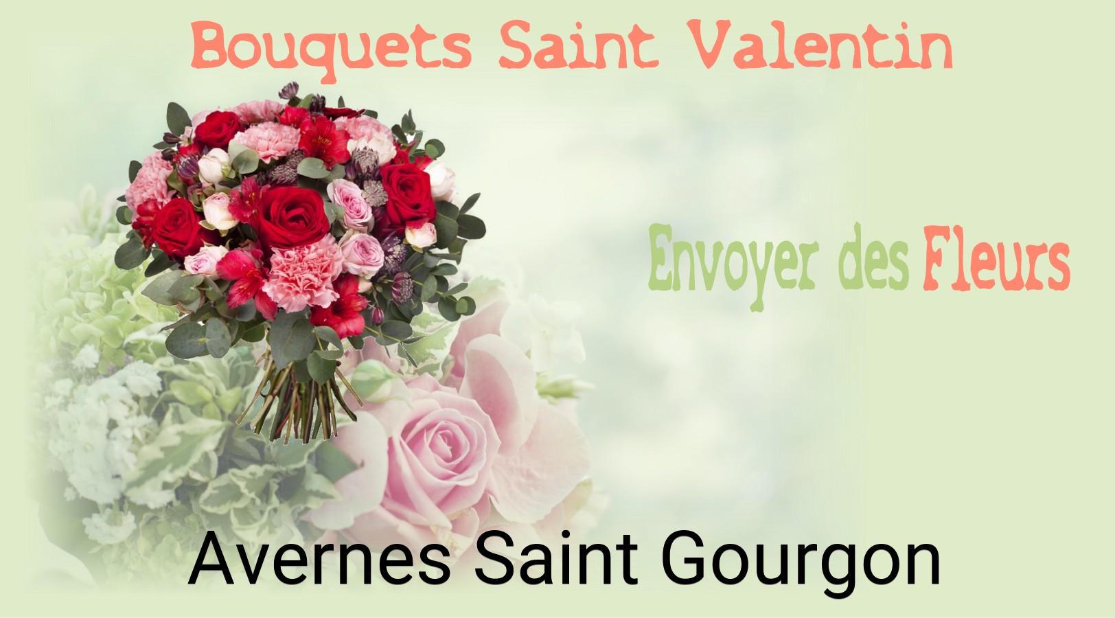 Roses de Saint-Valentin livrées à Avernes-Saint-Gourgon
